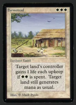 ***Beta Farmstead*** MTG Beta Magic Kid Icarus - Image 1