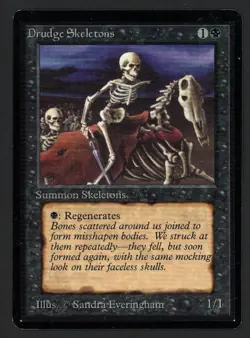 ***Beta Drudge Skeletons*** MTG Beta Magic Kid Icarus - Image 1