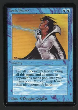 ***Beta Drain Power*** MTG Beta Magic Kid Icarus - Image 1