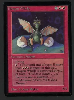 ***Beta Dragon Whelp*** MTG Beta Magic Kid Icarus - Image 1