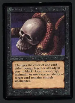 ***Beta Deathlace*** MTG Beta Magic Kid Icarus - Image 1