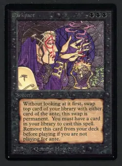 ***Beta Darkpact*** MTG Beta Magic Kid Icarus - Image 1