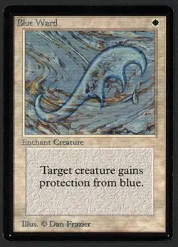 ***Beta Blue Ward*** MTG Beta Magic Kid Icarus - Image 1