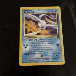 Articuno Pokemon Wizards of the Coast Exclusive Black Star Promo #22 1999 - Image 1