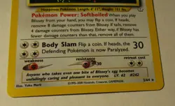 Pokemon TCG Neo Revelation Blissey 2/64 Holo Card 2000 Played Vintage RARE - Image 5