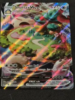 Snorlax VMAX - SWSH01: Sword & Shield Base Set 142/202 - Ultra Rare - NM Pokemon - Image 1