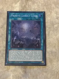 Yu-Gi-Oh TCG - Primite Lordly Lode - MP25-EN114 - Prismatic Secret Rare Card - Image 1