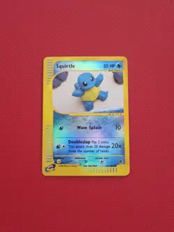 Pokemon Squirtle Reverse Holo Card 131/165 Expedition Base Set - Image 1