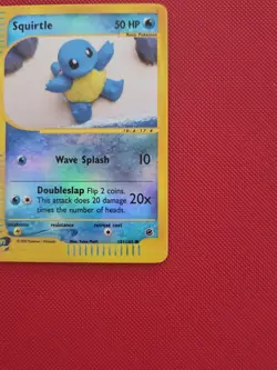 Pokemon Squirtle Reverse Holo Card 131/165 Expedition Base Set - Image 3