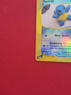 Pokemon Squirtle Reverse Holo Card 131/165 Expedition Base Set - Image 4