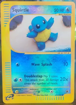 Squirtle 131/165 Expedition Base Set Reverse Holo - Image 1