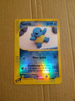 Pokemon Squirtle Reverse Holo Card 131/165 Expedition Base Set - Image 1