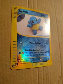 Pokemon Squirtle Reverse Holo Card 131/165 Expedition Base Set - Image 2