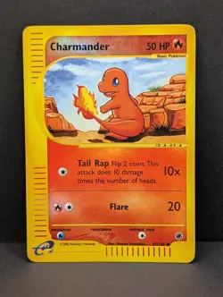 Charmander 097/165 Expedition Base Set Reverse Holo Rare Pokemon TCG Nintendo MP - Image 1
