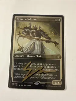 Shadow Signs By Artist - Grand Abolisher (Foil Etched) Commander Masters CEDH - Image 1