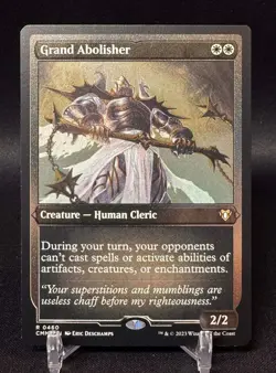 1x - Grand Abolisher - ETCHED FOIL #460 - Commander Masters - NM MTG - Image 1