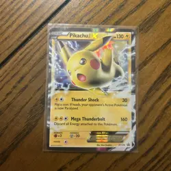 Pokemon Pikachu TCG Holo Promo Black Star EX XY XY174 MP - Image 1