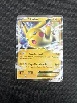 Pokemon TCG Pikachu EX XY Black Star Promos XY174 Holo Promo - Image 1