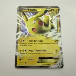 Pokemon Pikachu 2016 TCG EX XY174 Black Star Promo Holo Card NM Condition - Image 1
