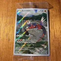 Koraidon 014 Sv: Scarlet & Violet Promo Cards Holo Sealed Black Star - Image 1