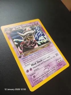 1st Edition Dark Slowking (20/105) Rare Neo Destiny Set Pokemon Card - Image 2