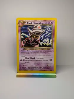 Pokemon Dark Slowking Neo Destiny 20/105 Rare Card played condition. Non Holo. - Image 1