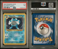PSA 7 Poliwrath 13/102 Base Set Holo Pokemon Card WOTC 1999-2000 4th Print - NM - Image 3