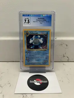 CGC 7.5 Poliwrath 13/102 Shadowless Base Set Pokemon Card NEAR MINT - Like PSA! - Image 1