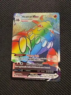 Heatran VMAX Rainbow Secret Rare 191/189 Astral Radiance - Pokemon - Near Mint - Image 1