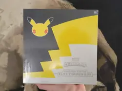 Pokemon Center PC TCG Celebrations ETB Elite Trainer Factory Sealed Box - Image 1