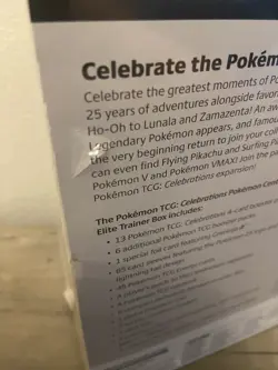 Pokemon TCG: Celebrations Pokemon Center Elite Trainer Box New Factory Sealed - Image 5
