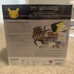 Pokemon Center PC TCG Celebrations ETB Elite Trainer Factory Sealed Box 820650829147 - Image 2