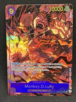 One Piece Emperors In The New World Monkey D Luffy SEC Alt Art #OP09-119 - Image 1