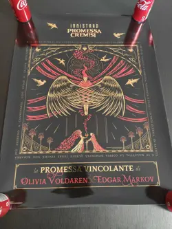 Magic the Gathering Innistrad Crimson Vow PROMO FOIL POSTER 18X24 LGS Rare ITA - Image 1