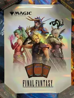 Magic the Gathering MTG Final Fantasy Foil Promo Poster 18"x24" Not Displayed - Image 1