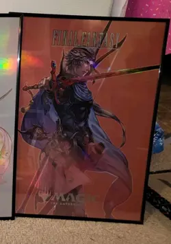 Firion, Wild Rose Warrior Final Fantasy x Magic The Gathering Foil Poster 18x24" - Image 1