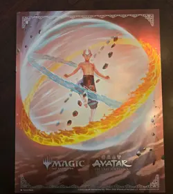 MTG Avatar The Last Airbender 8x10 Foil Promo Store Poster - Image 1