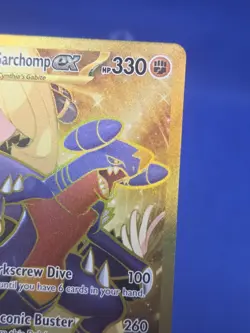 Pokemon Destined Rivals Cynthia’s Garchomp ex 241/182 Gold Hyper Rare NM - Image 4