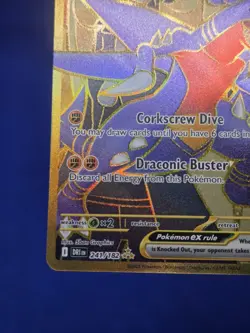Pokemon Destined Rivals Cynthia’s Garchomp ex 241/182 Gold Hyper Rare NM - Image 5