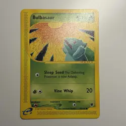 Pokemon TCG Bulbasaur 95/165 Expedition Base Set MP - Image 3