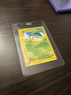 Chikorita Expedition Base Set 100/165 Common Vintage Pokemon TCG Card - Image 3