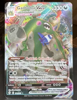 Pokemon Garbodor VMAX 101/203 SWSH07 Evolving Skies Ultra Rare (Full Art) Holo - Image 1