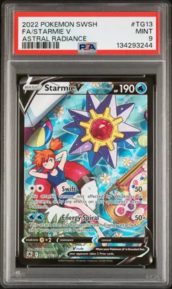 Fa/Starmie V TG13 Pokemon Sword & Shield Astral Radiance NM PSA 9 - Image 1