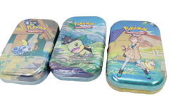 Pokemon TCG: Crown Zenith Sonia W/ Yamper + bonus Tins Turtwig & Sobble Empty - Image 5