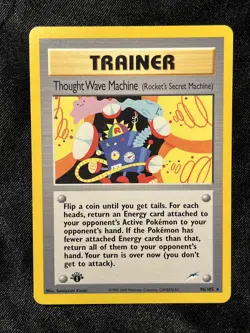 Pokemon Thought Wave Machine Rocket's Secret Machine)1st Edition Neo Destiny 96 - Image 1
