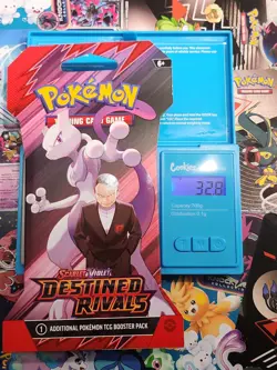 (VERY HEAVY) 32.8g Pokemon TCG Destined Rivals Sleeved Booster Pack (SEALED)✅ - Image 1