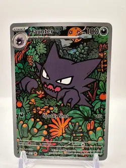 2025 POKEMON EN-ME BLACK STAR PROMO 027 HAUNTER MEGA GENGAR ex MEGA BATTLE DECK - Image 1