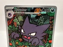 2025 POKEMON EN-ME BLACK STAR PROMO 027 HAUNTER MEGA GENGAR ex MEGA BATTLE DECK - Image 2