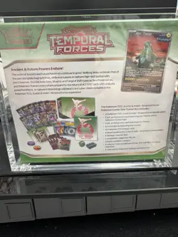 Temporal Forces Pokemon Center ETB Sealed Iron Leaves - Image 2