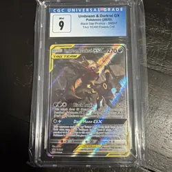 Pokemon Umbreon & Darkrai GX Black Star Promo Collection CGC 9 - Image 1